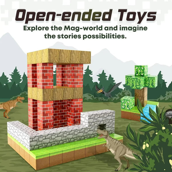 Magnetic Imagination Blocks for Kids